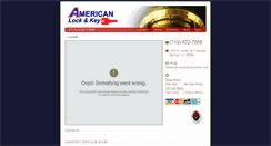 Desktop Screenshot of americanlockandkeyonline.com