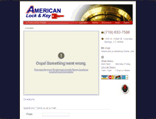 Tablet Screenshot of americanlockandkeyonline.com